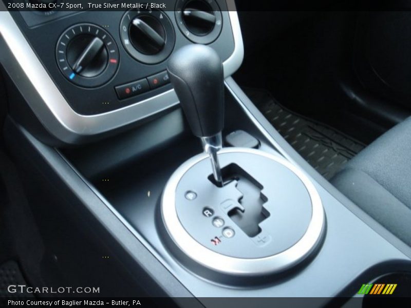True Silver Metallic / Black 2008 Mazda CX-7 Sport