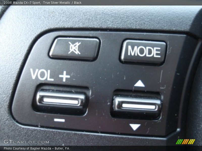 True Silver Metallic / Black 2008 Mazda CX-7 Sport