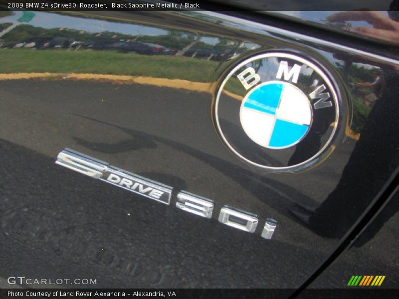 Black Sapphire Metallic / Black 2009 BMW Z4 sDrive30i Roadster