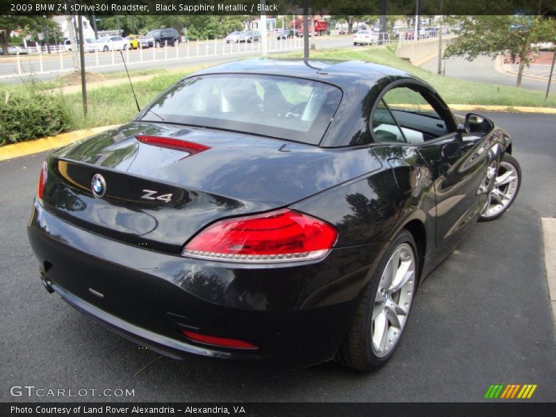 Black Sapphire Metallic / Black 2009 BMW Z4 sDrive30i Roadster