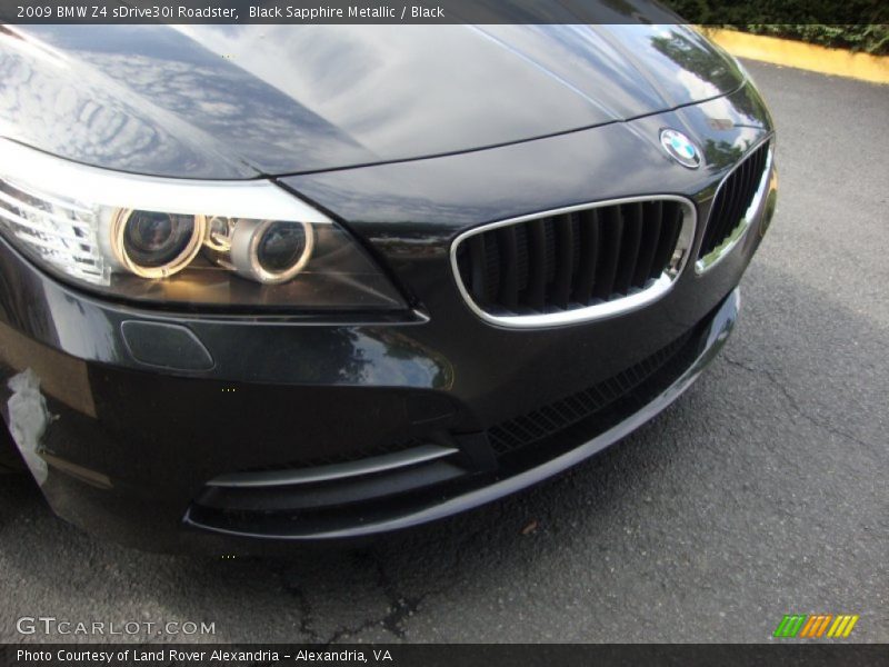 Black Sapphire Metallic / Black 2009 BMW Z4 sDrive30i Roadster
