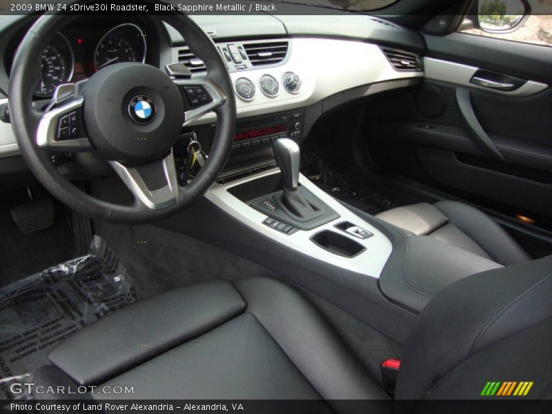 Black Interior - 2009 Z4 sDrive30i Roadster 
