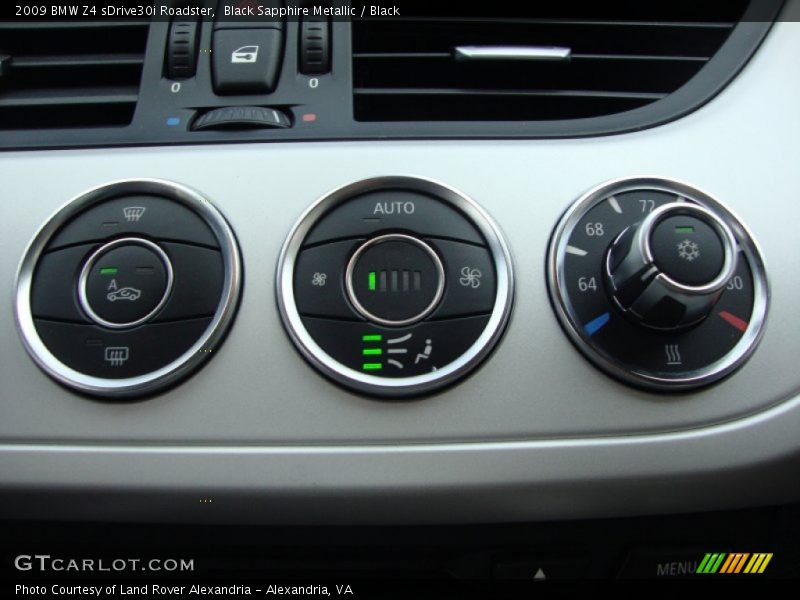 Controls of 2009 Z4 sDrive30i Roadster