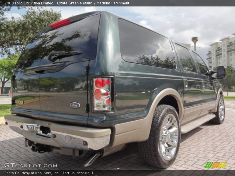 Estate Green Metallic / Medium Parchment 2000 Ford Excursion Limited