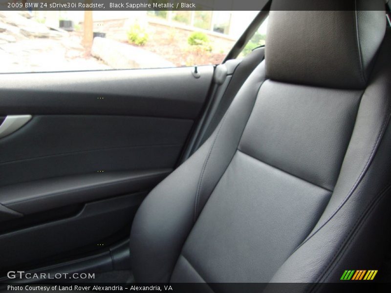 Black Sapphire Metallic / Black 2009 BMW Z4 sDrive30i Roadster