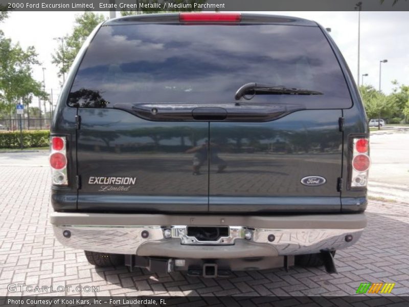Estate Green Metallic / Medium Parchment 2000 Ford Excursion Limited