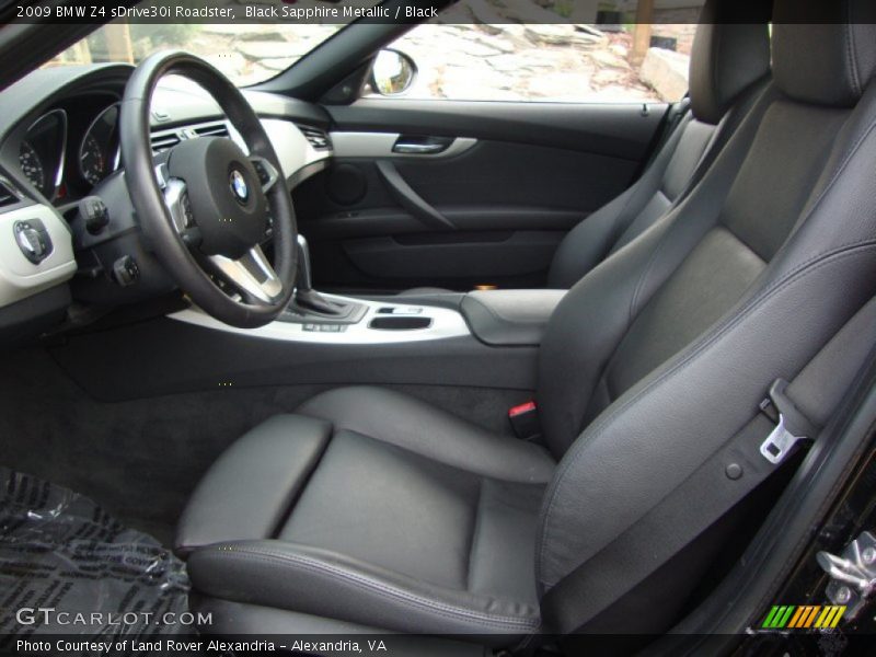 Black Sapphire Metallic / Black 2009 BMW Z4 sDrive30i Roadster