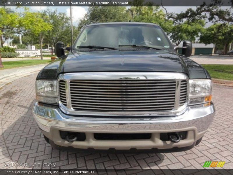 Estate Green Metallic / Medium Parchment 2000 Ford Excursion Limited