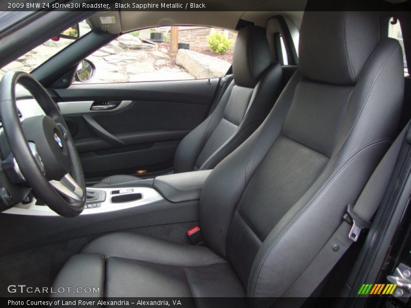 Front Seat of 2009 Z4 sDrive30i Roadster