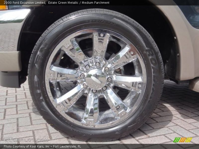 Estate Green Metallic / Medium Parchment 2000 Ford Excursion Limited