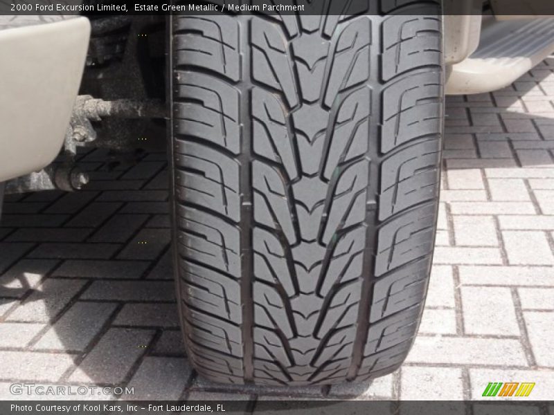 Estate Green Metallic / Medium Parchment 2000 Ford Excursion Limited