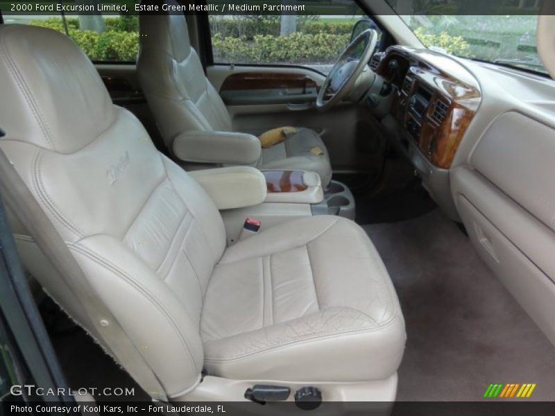 Estate Green Metallic / Medium Parchment 2000 Ford Excursion Limited