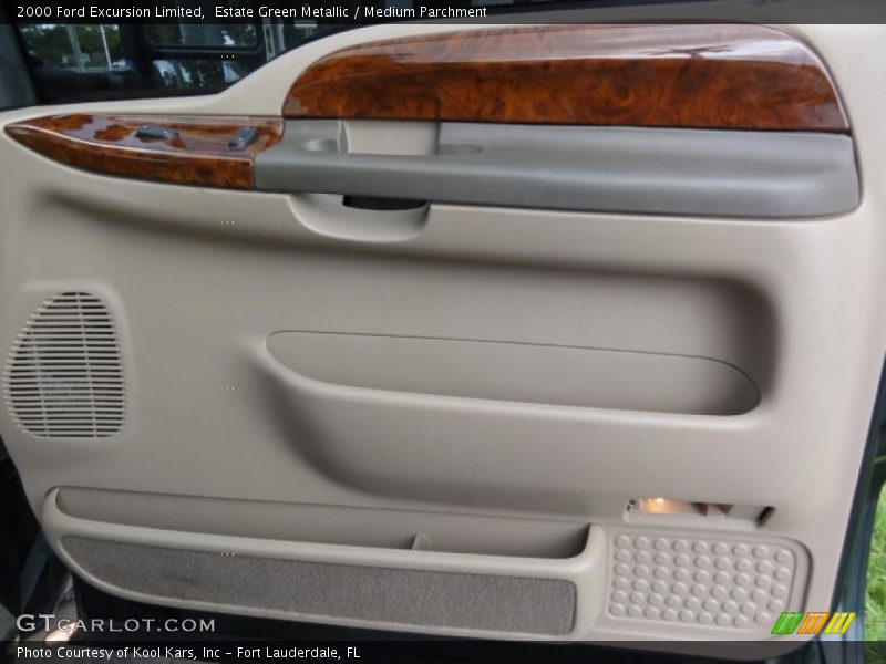 Estate Green Metallic / Medium Parchment 2000 Ford Excursion Limited