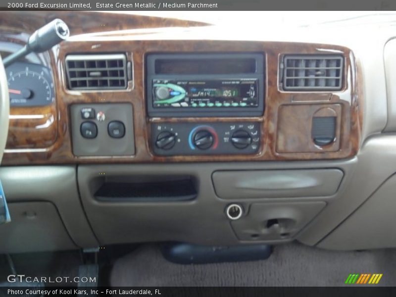 Estate Green Metallic / Medium Parchment 2000 Ford Excursion Limited