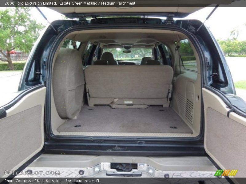 Estate Green Metallic / Medium Parchment 2000 Ford Excursion Limited