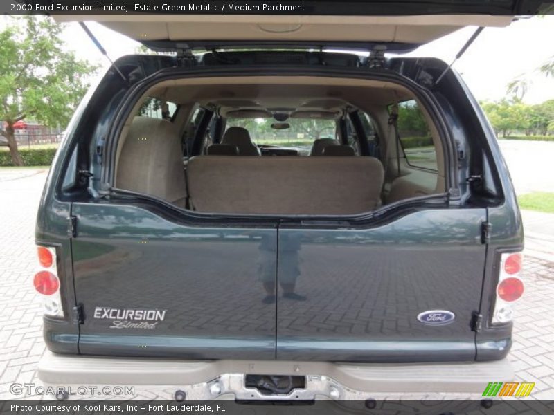 Estate Green Metallic / Medium Parchment 2000 Ford Excursion Limited