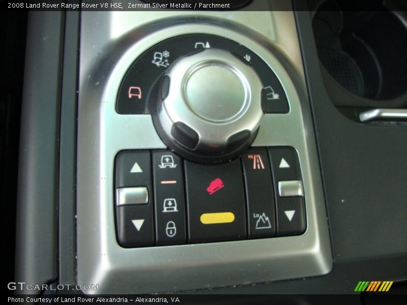Zermatt Silver Metallic / Parchment 2008 Land Rover Range Rover V8 HSE