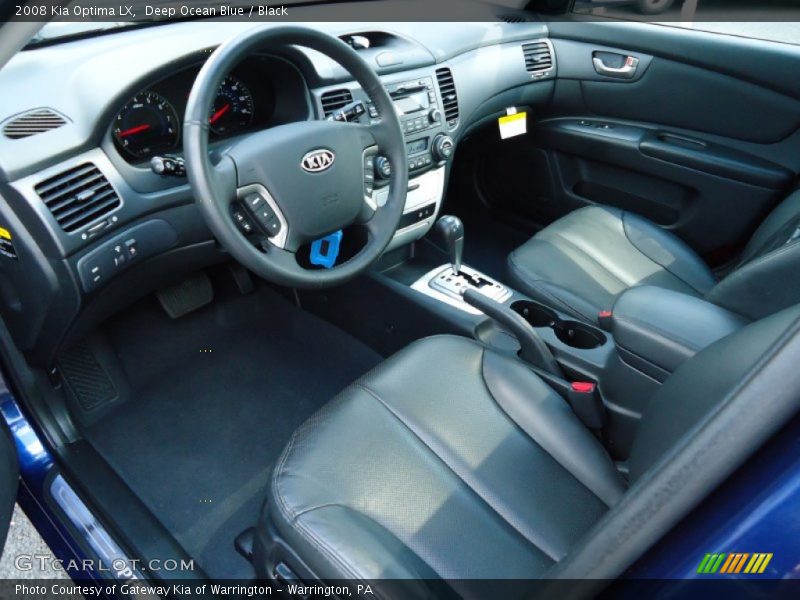 Deep Ocean Blue / Black 2008 Kia Optima LX