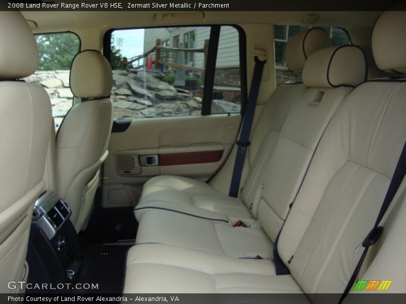 Zermatt Silver Metallic / Parchment 2008 Land Rover Range Rover V8 HSE