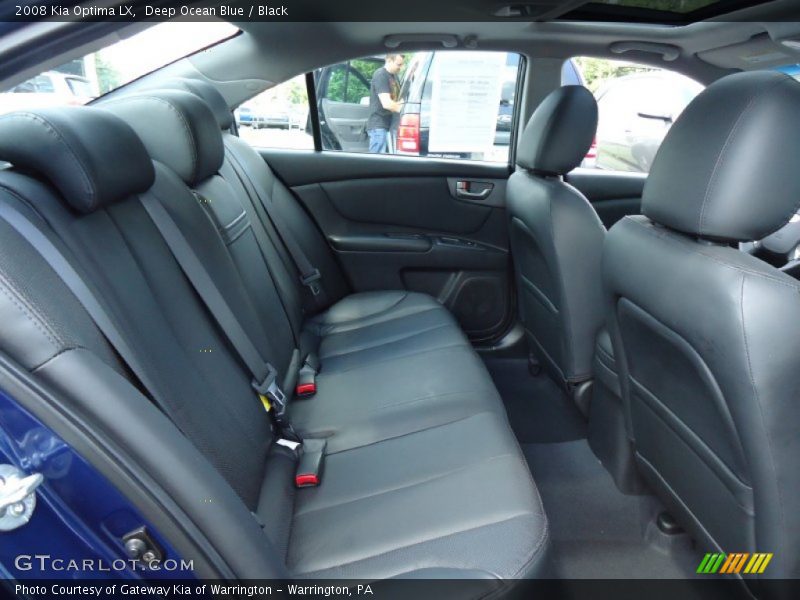 Deep Ocean Blue / Black 2008 Kia Optima LX