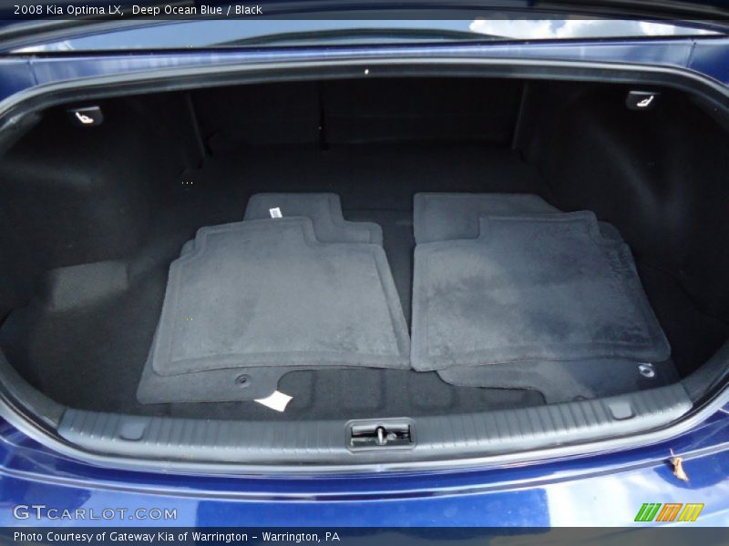 Deep Ocean Blue / Black 2008 Kia Optima LX