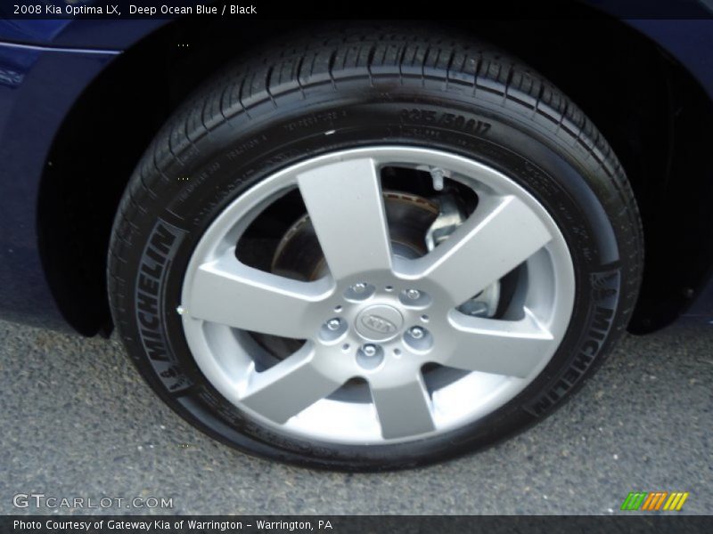 Deep Ocean Blue / Black 2008 Kia Optima LX