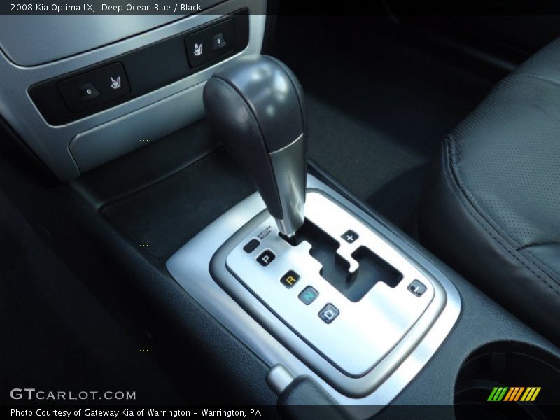 Deep Ocean Blue / Black 2008 Kia Optima LX