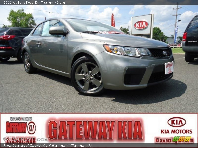 Titanium / Stone 2011 Kia Forte Koup EX