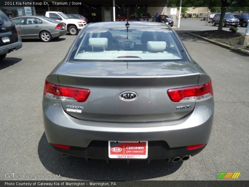 Titanium / Stone 2011 Kia Forte Koup EX