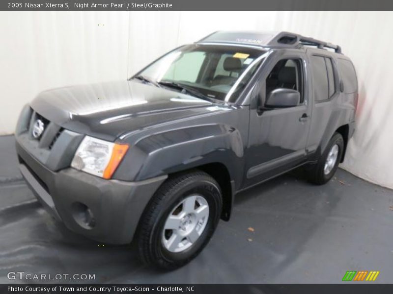 Night Armor Pearl / Steel/Graphite 2005 Nissan Xterra S