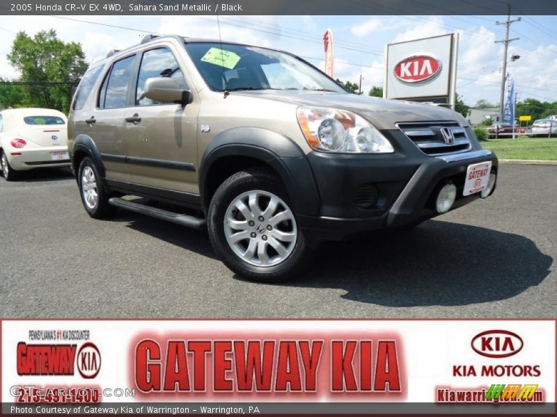Sahara Sand Metallic / Black 2005 Honda CR-V EX 4WD