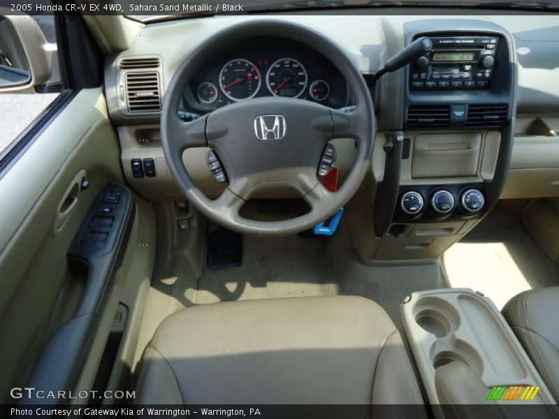 Sahara Sand Metallic / Black 2005 Honda CR-V EX 4WD