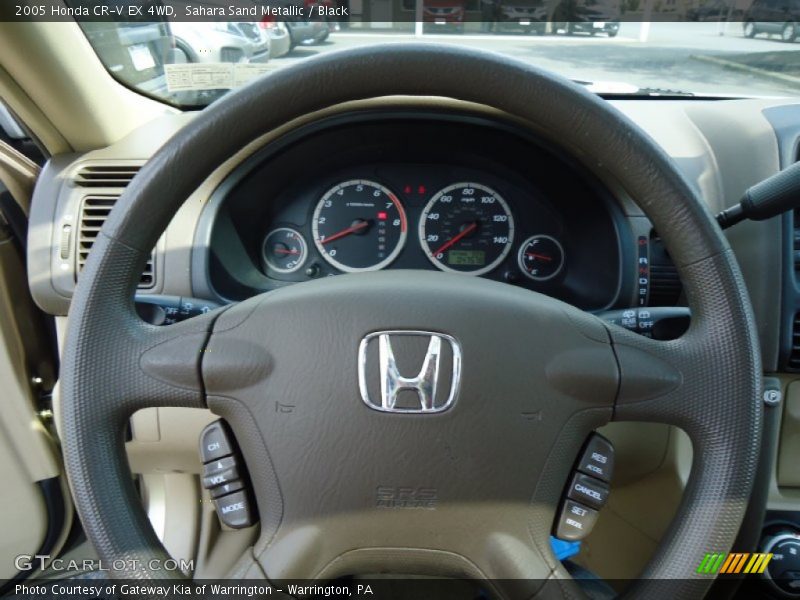 Sahara Sand Metallic / Black 2005 Honda CR-V EX 4WD