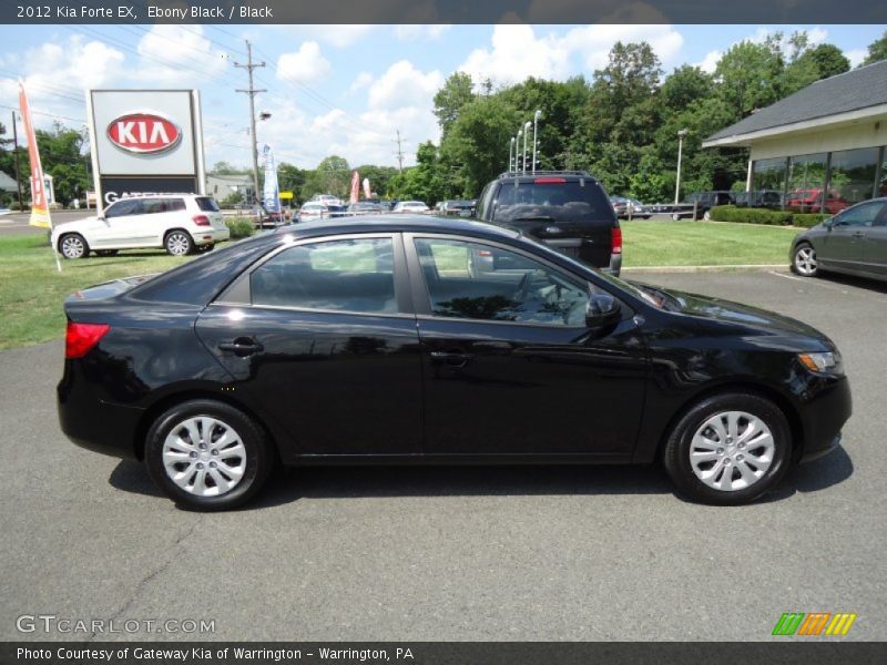 Ebony Black / Black 2012 Kia Forte EX