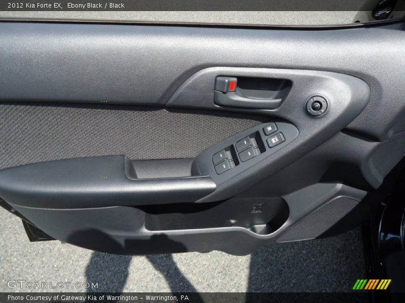 Ebony Black / Black 2012 Kia Forte EX