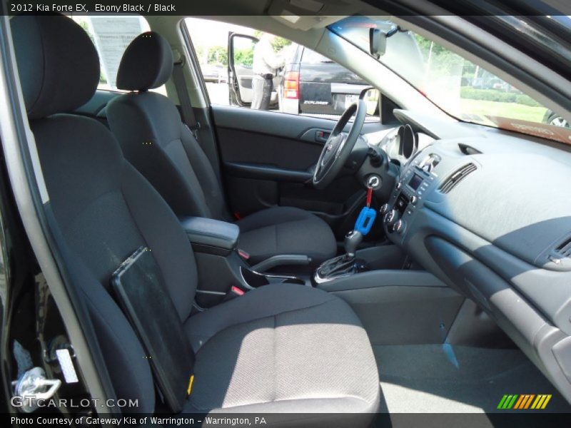 Ebony Black / Black 2012 Kia Forte EX