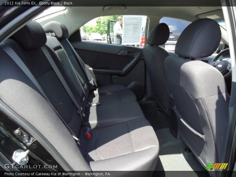 Ebony Black / Black 2012 Kia Forte EX