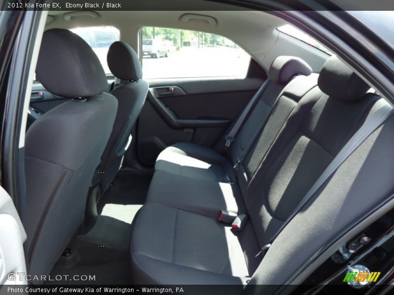 Ebony Black / Black 2012 Kia Forte EX