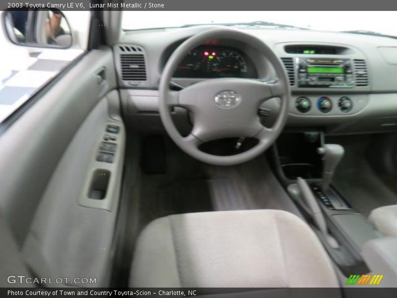 Lunar Mist Metallic / Stone 2003 Toyota Camry LE V6