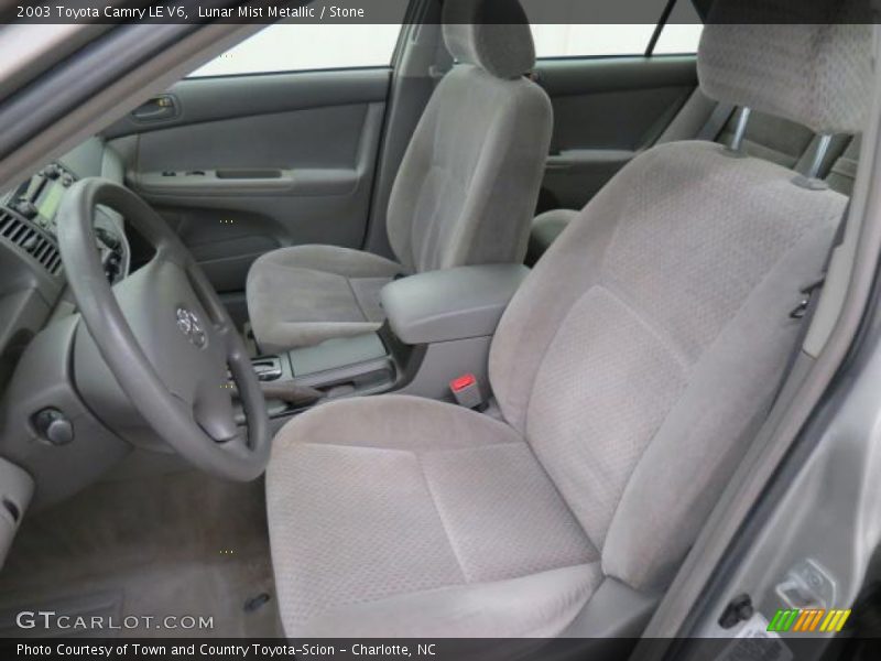 Lunar Mist Metallic / Stone 2003 Toyota Camry LE V6
