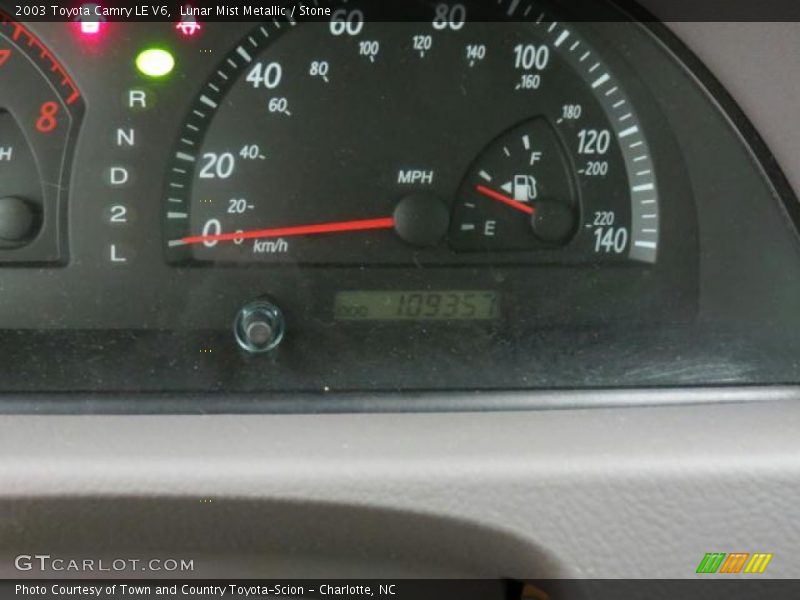 Lunar Mist Metallic / Stone 2003 Toyota Camry LE V6