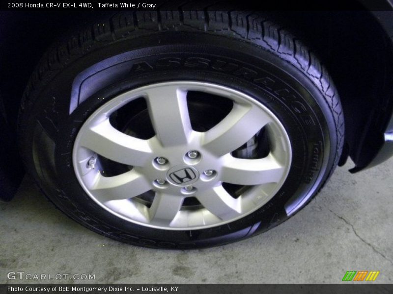 Taffeta White / Gray 2008 Honda CR-V EX-L 4WD