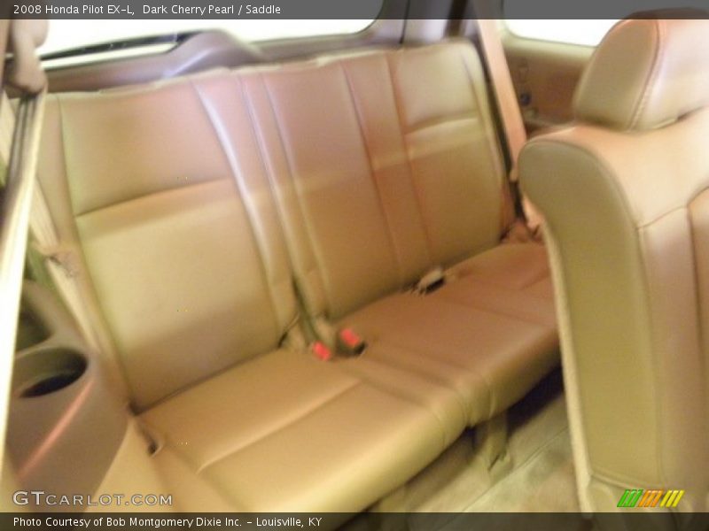Dark Cherry Pearl / Saddle 2008 Honda Pilot EX-L