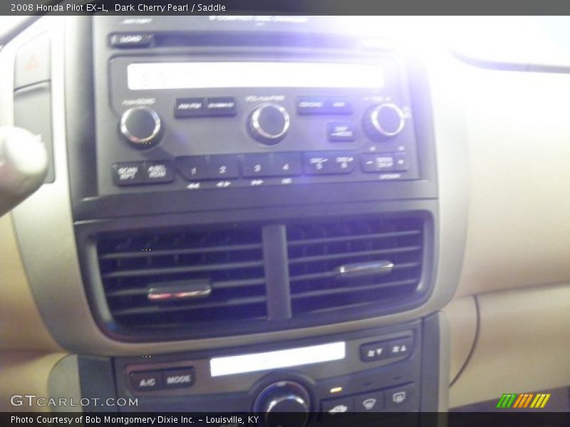 Dark Cherry Pearl / Saddle 2008 Honda Pilot EX-L