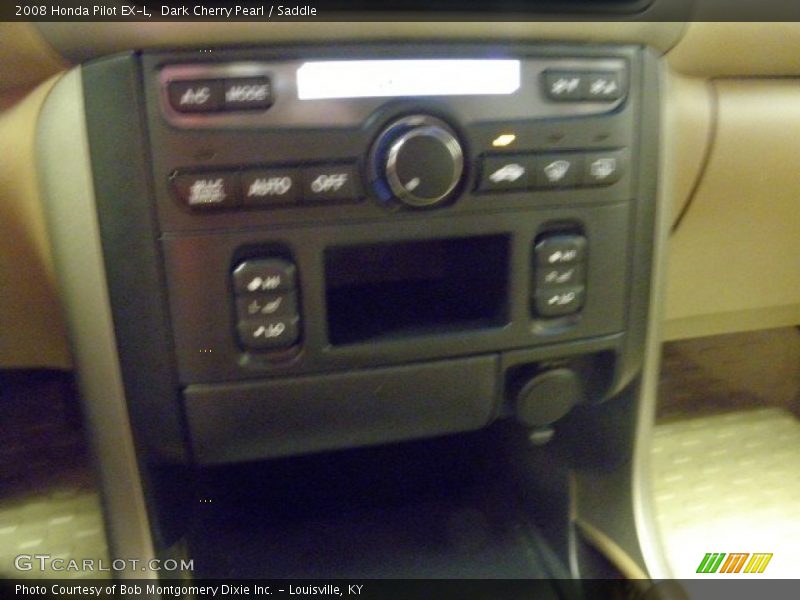 Dark Cherry Pearl / Saddle 2008 Honda Pilot EX-L