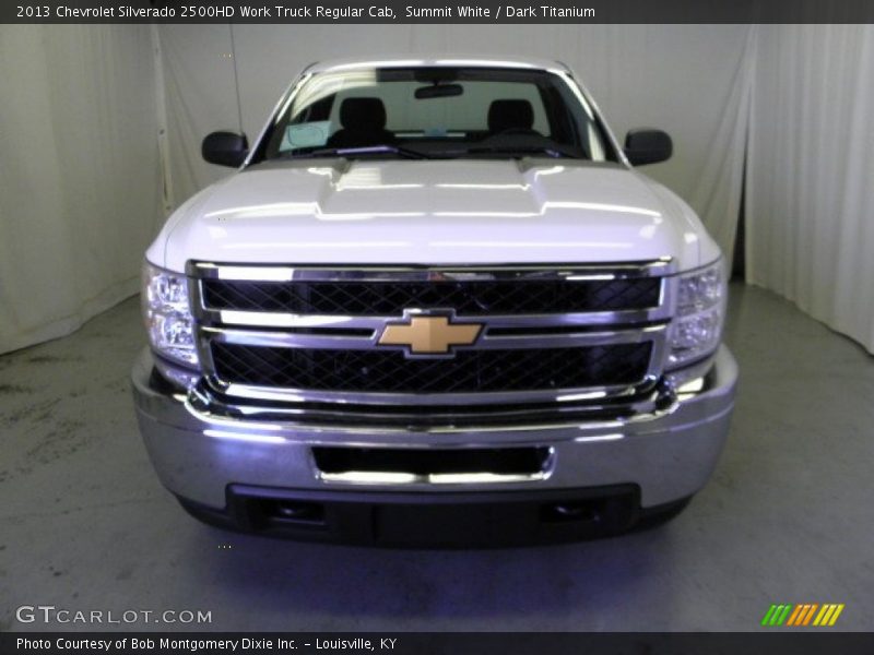 Summit White / Dark Titanium 2013 Chevrolet Silverado 2500HD Work Truck Regular Cab