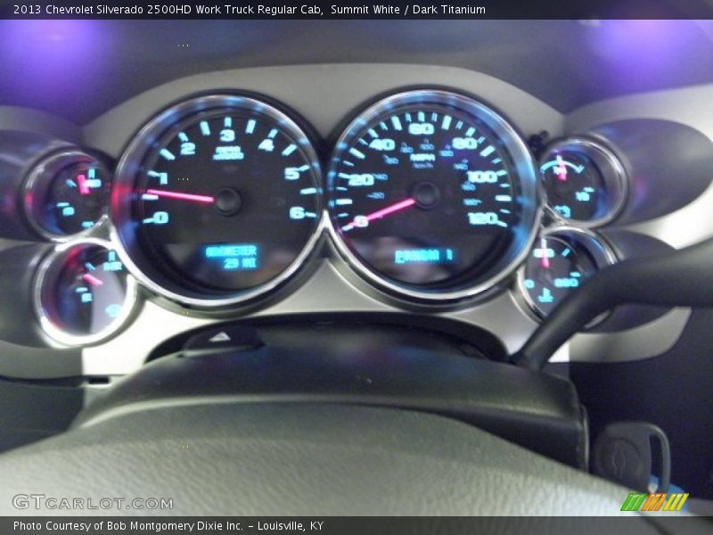 Summit White / Dark Titanium 2013 Chevrolet Silverado 2500HD Work Truck Regular Cab