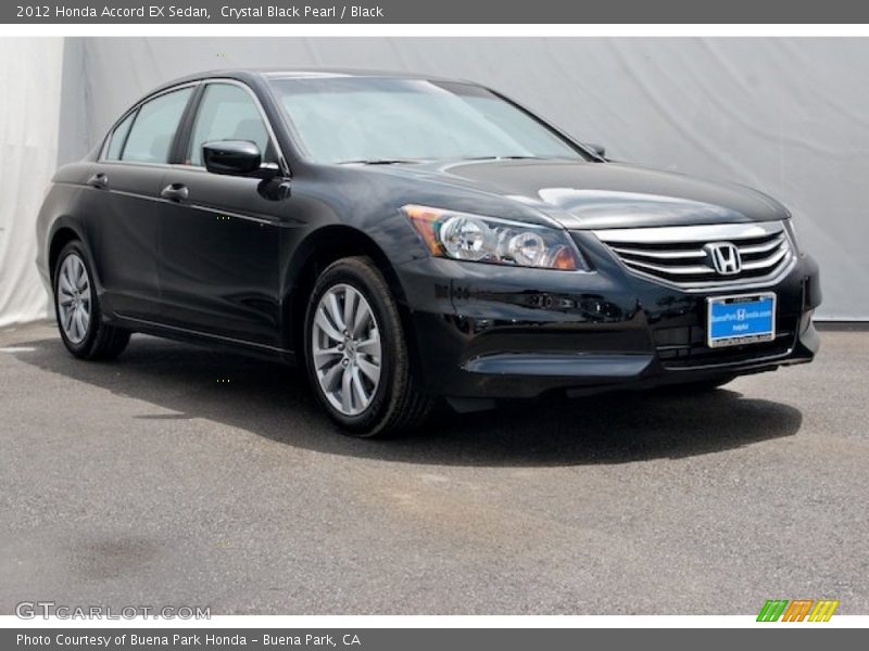 Crystal Black Pearl / Black 2012 Honda Accord EX Sedan