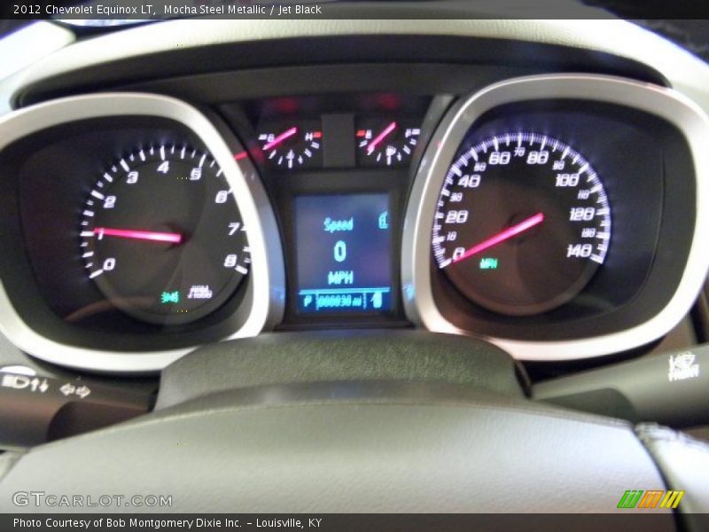 Mocha Steel Metallic / Jet Black 2012 Chevrolet Equinox LT