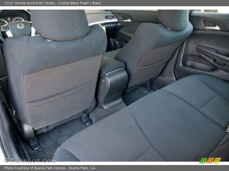 Crystal Black Pearl / Black 2012 Honda Accord EX Sedan